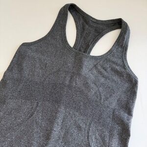 Lululemon Swiftly Tank Top Gray Women's 6 active workout racerback